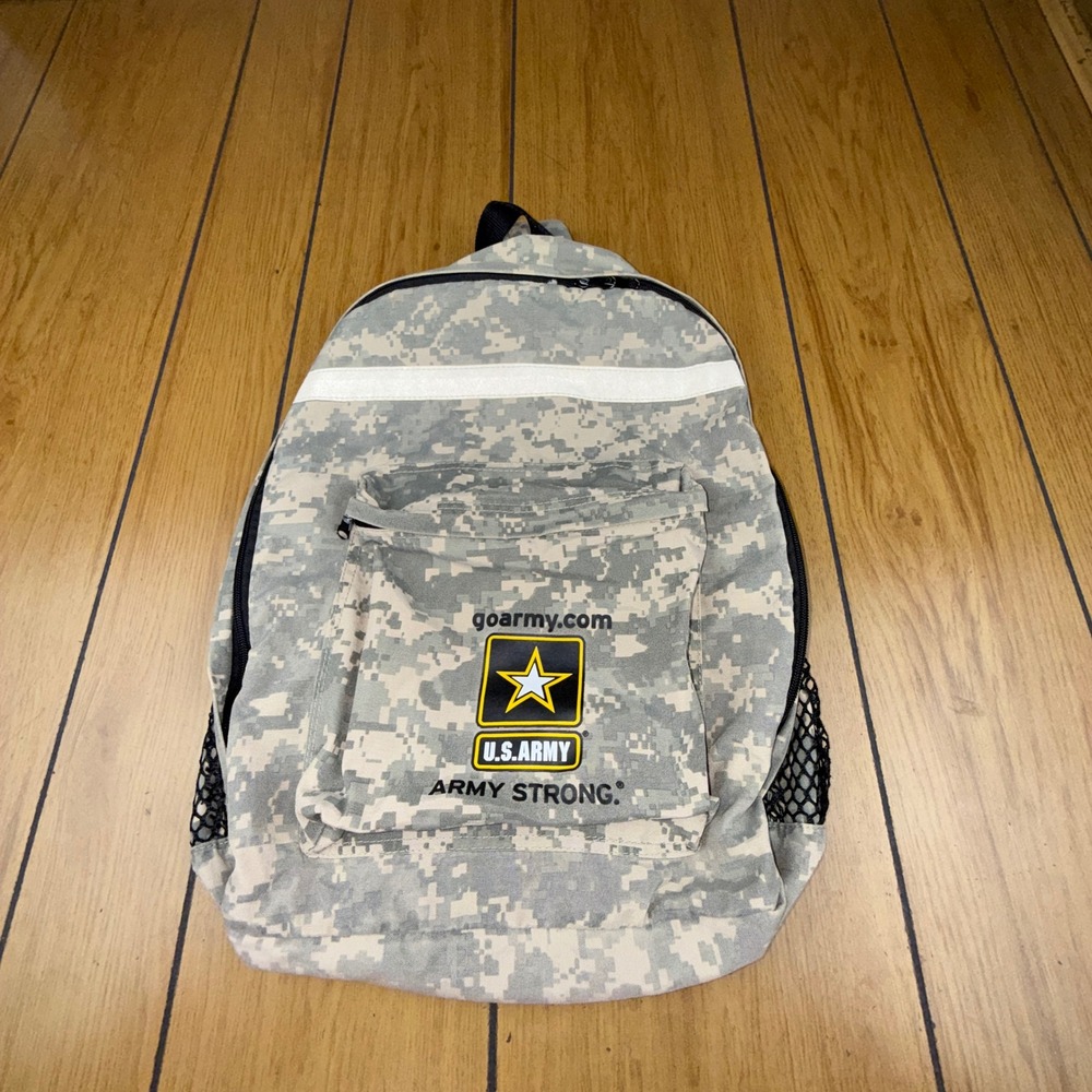 US Army Backpack Camouflage Goarmy.com Army Strong School‎ Bag